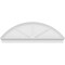 Ekena Millwork Segment Arch 3 Spoke Architectural Grade PVC Combination Pediment, 74"W x 25-3/8"H x 2-3/4"P PEDPC074X255SEG03 - alternate 5